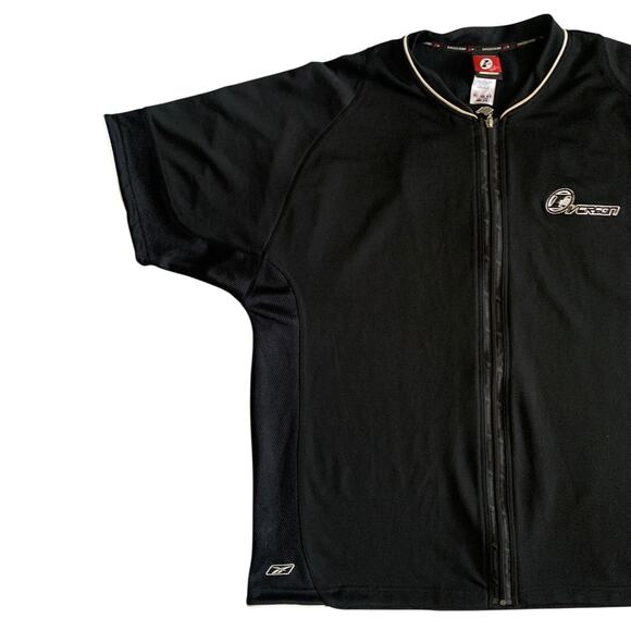Reebok Mens 2XL Iverson Limited Edition Full Zip Y2K Short Sleeve Shirt Jacket - Picture 7 of 16